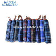 24 &quot;Polyester Check Umbrella Werbeartikel